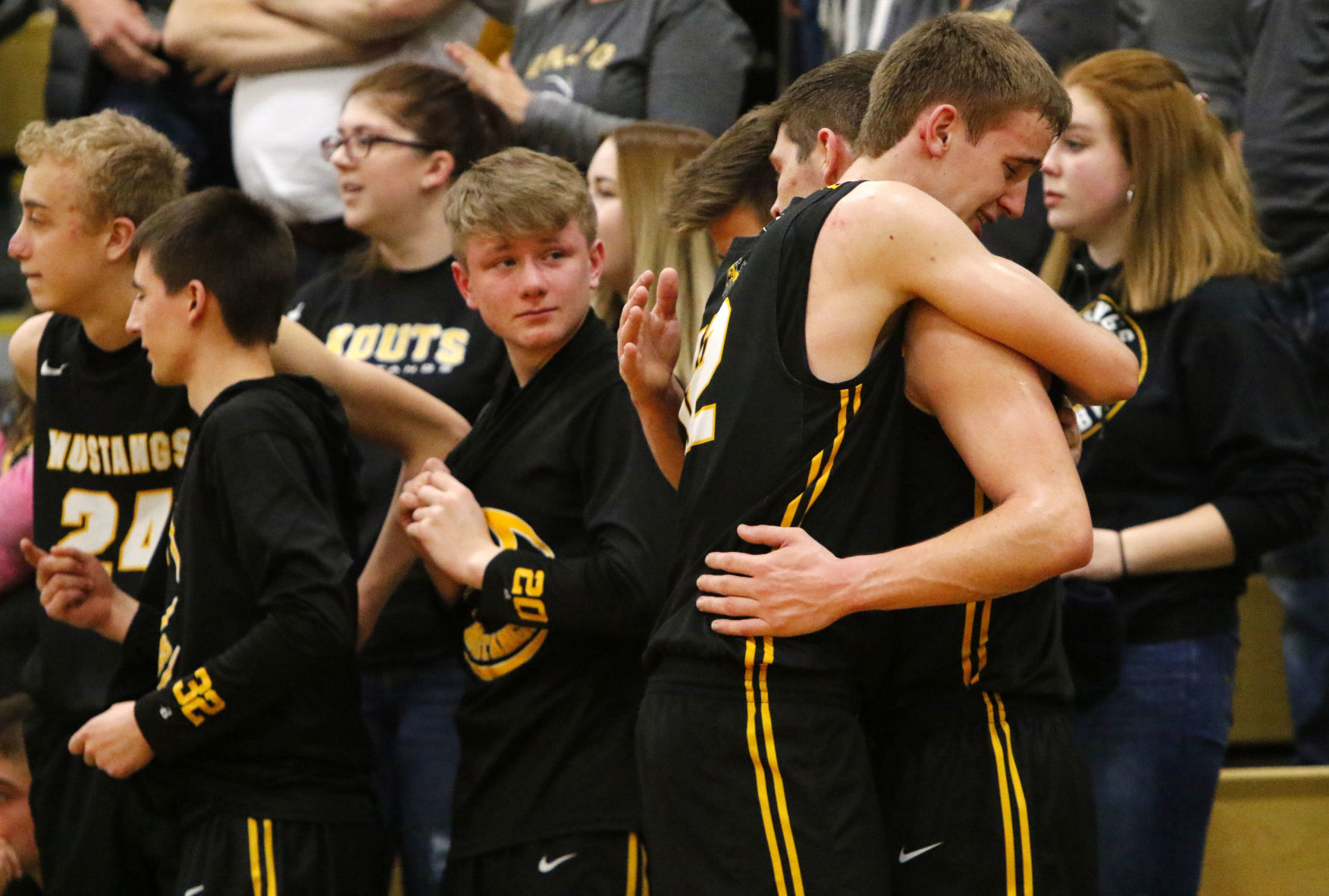 Boys basketball Class A sectional final - Kouts vs. 21st Century